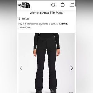 The North Face Apex Ski pants